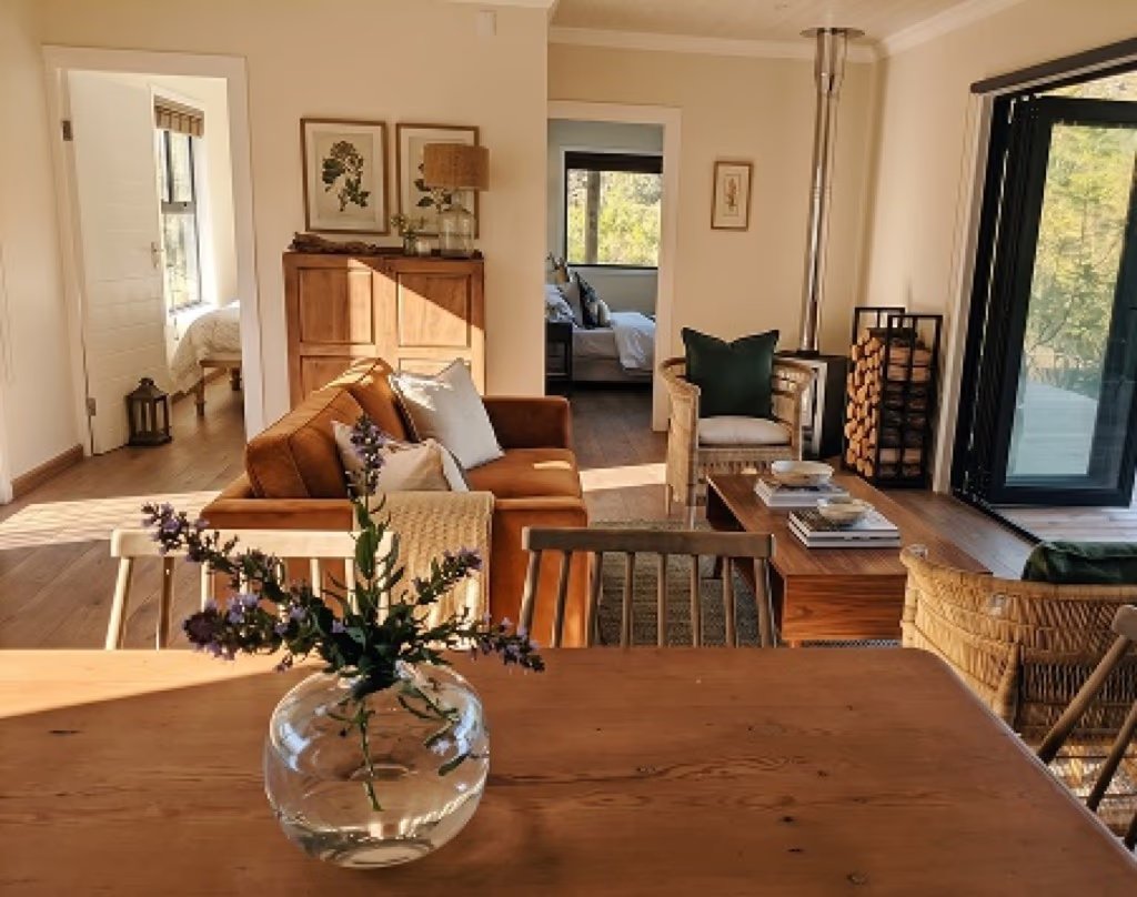 The Independent — Two-Bedroom Double 12m Container Home — supplier gallery view 3; The Independent's living room, looking through to both bedrooms