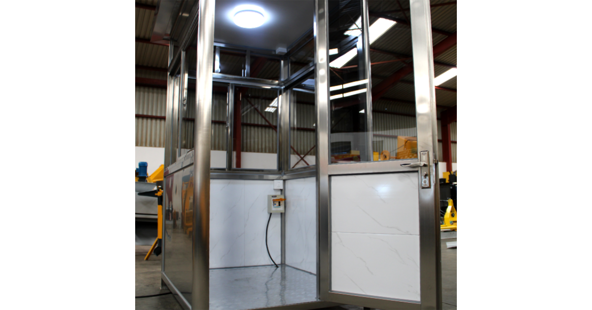 Stainless Steel Guard Hut — 1.5m × 1.2m — supplier gallery view 6; Guard Hut (Stainless Steel)