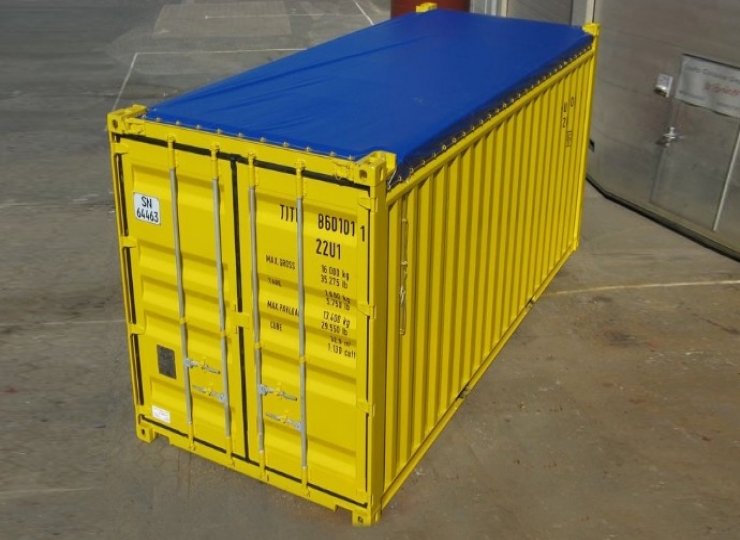 6m (20ft) Used Open Top Container — supplier gallery view 1