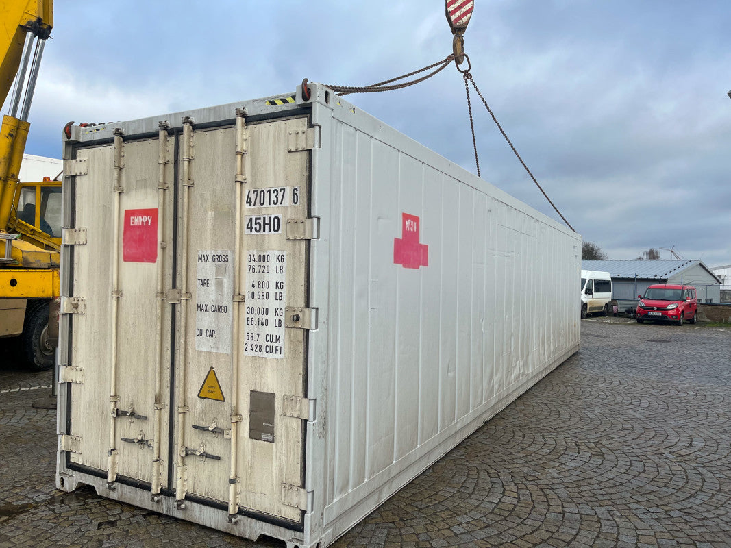 12m (40ft) Used High Cube Insulated Container — Refrigeration Not Operational — supplier gallery view 1; 40 FT High Cube Used Insulated Shipping Container — 40ft Containers