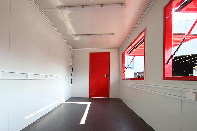 6m (20ft) Insulated Spaza Shop Container — Two Service Hatches — supplier gallery view 2
