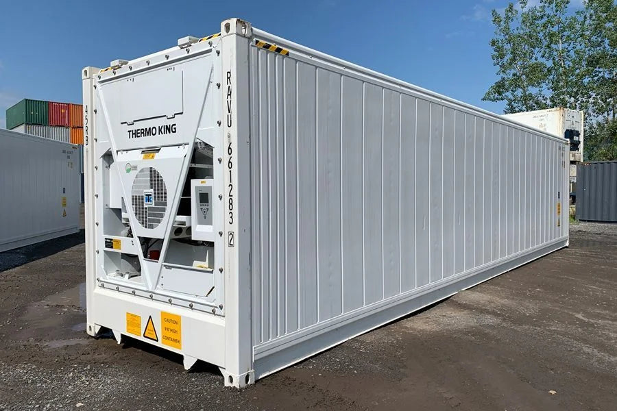 12m (40ft) High Cube Reefer Container — Thermo King Magnum Plus — supplier gallery view 1; 40 FT High Cube New Refrigerated Shipping Container — Refrigerated Containers