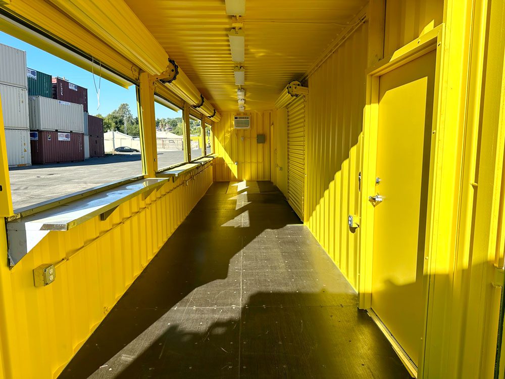 12m (40ft) Insulated Spaza Shop Container — Three Awnings — supplier gallery view 2