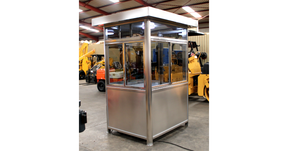Stainless Steel Guard Hut — 1.5m × 1.2m — supplier gallery view 3; Guard Hut (Stainless Steel)