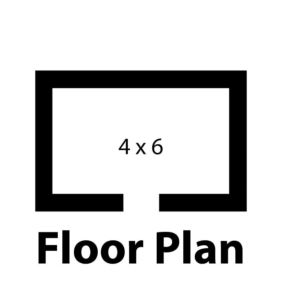 Norlake FT46-X Fast Trak 4' x 6' x 6' 7" Indoor Walk-In Cooler (Box Only) — supplier gallery view 2; A black rectangular Norlake Kold Locker walk-in cooler box with text on it.
