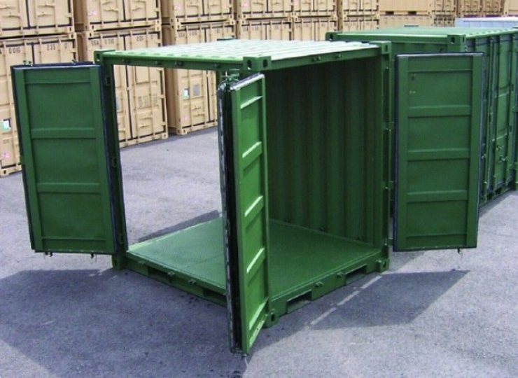 3m (10ft) Open Side Container — Used — supplier gallery view 1