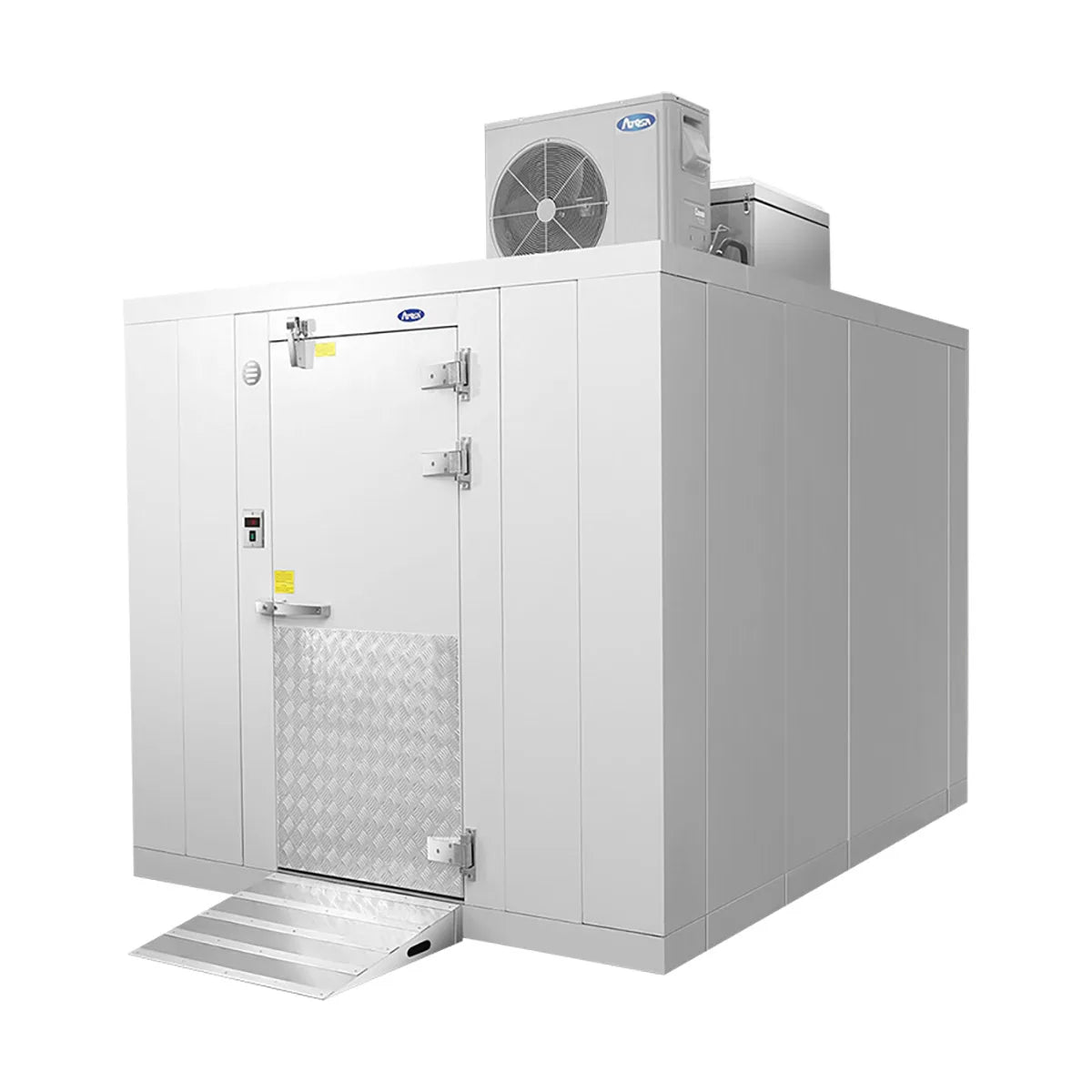 Atosa USA AWC0808TF-EL/ER Indoor 8'X8' Walk-In Cooler with Floor, Self-Contained — supplier gallery view 2; Atosa USA AWC0808TF-EL/ER Indoor 8'X8' Walk-In Cooler with Floor, Self-Contained