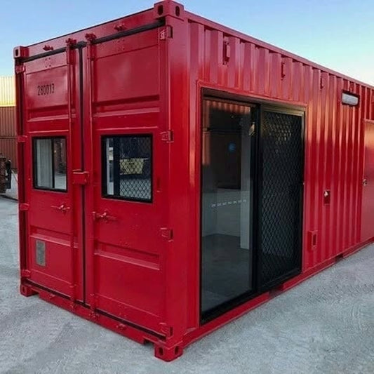 6m (20ft) Control Room Office Container — supplier gallery view 1; 6M Office Converted Control Room Container — Office Containers