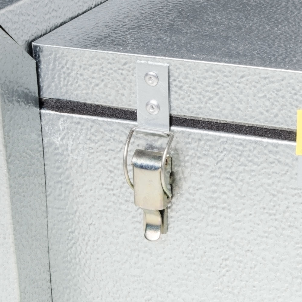 Norlake KLB74612-C Kold Locker 6' x 12' x 7' 4" Indoor Walk-In Cooler without Floor — supplier gallery view 12; a close up of a metal object