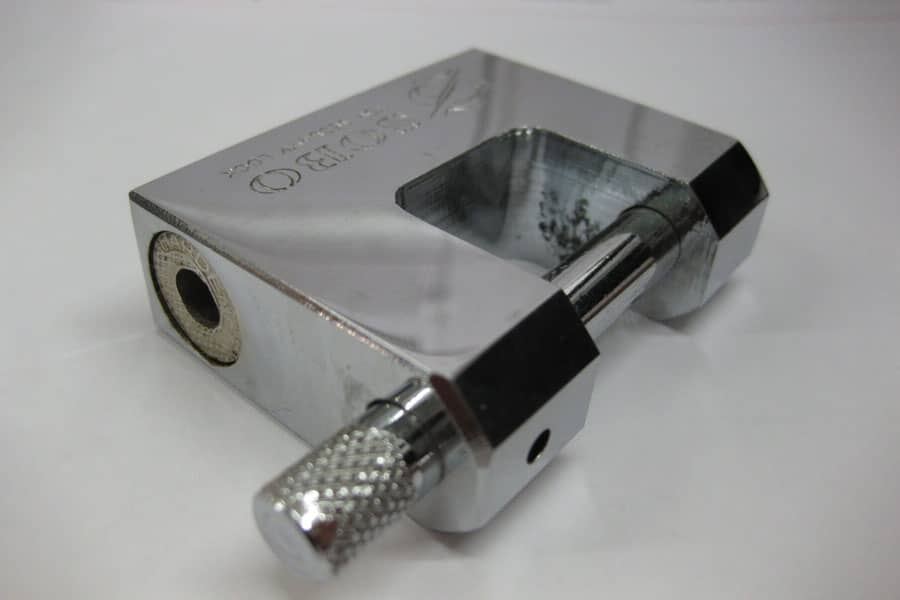 Marine-Use Container Padlock with Rotating Shackle — supplier gallery view 1; PADLOCK — Accessories