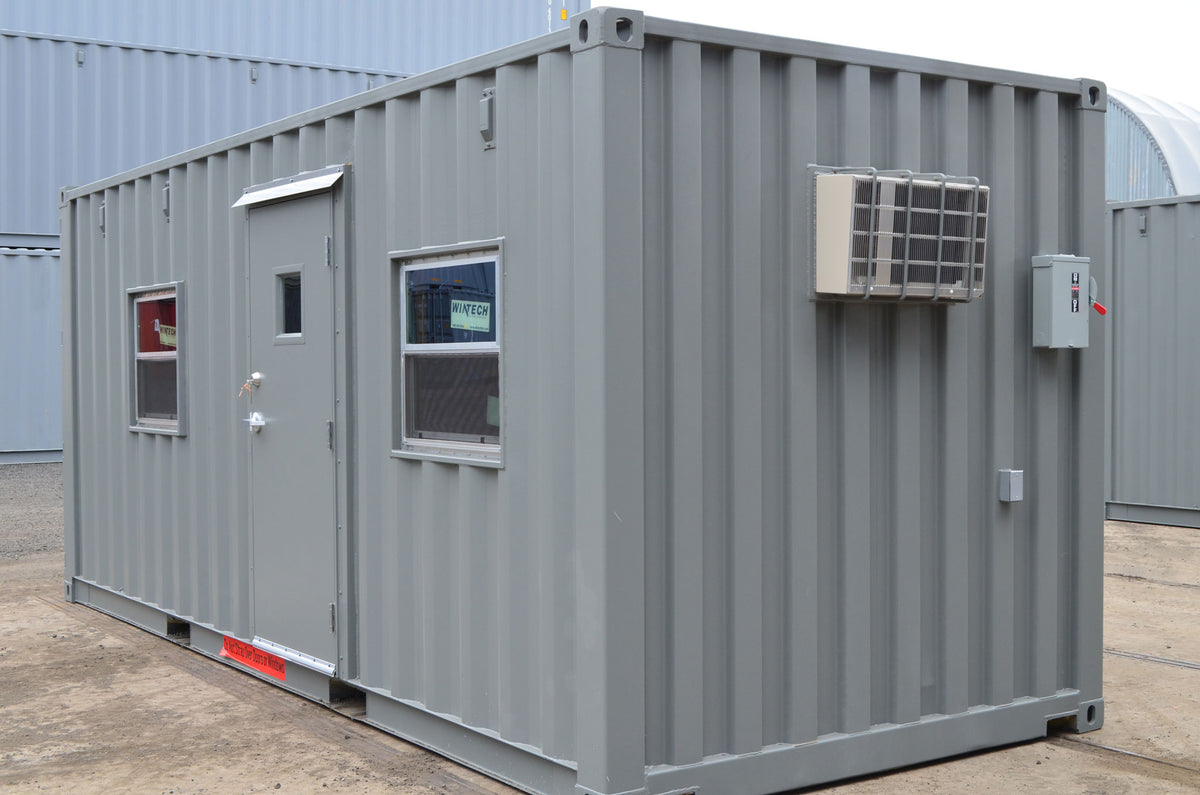6m (20ft) Insulated Site Office with 8,000 BTU Air Conditioner — supplier gallery view 2