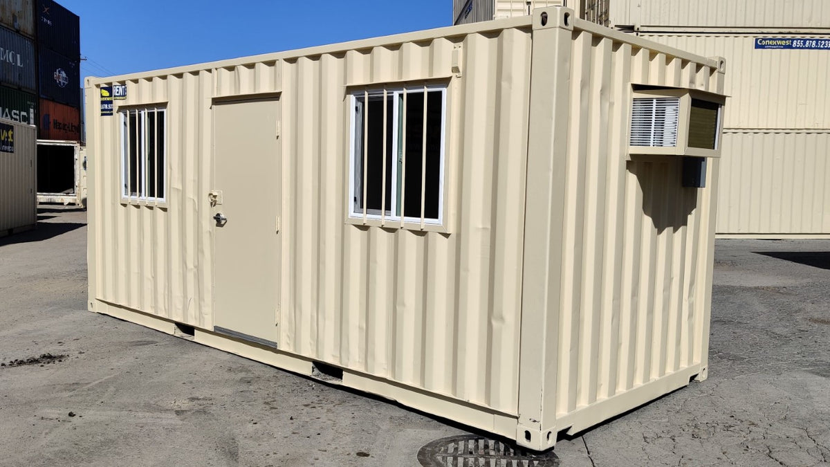 6m (20ft) Insulated Site Office with 8,000 BTU Air Conditioner — supplier gallery view 1; 20ft MOBILE OFFICE CONTAINER — Office Containers