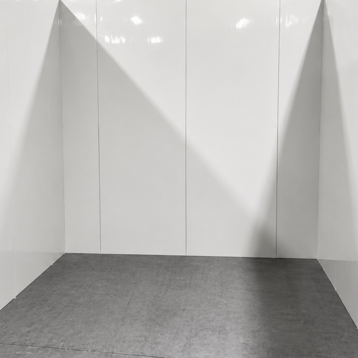 Barr 9'10" x 26'1" x 10'H Walk-In Cold Room without Floor — supplier gallery view 3; White walk-in cooler inside