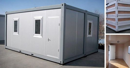 4.8m × 6m × 2.5m Double-Size Container Room with Three Windows — supplier gallery view 1; Container - Double Size Room