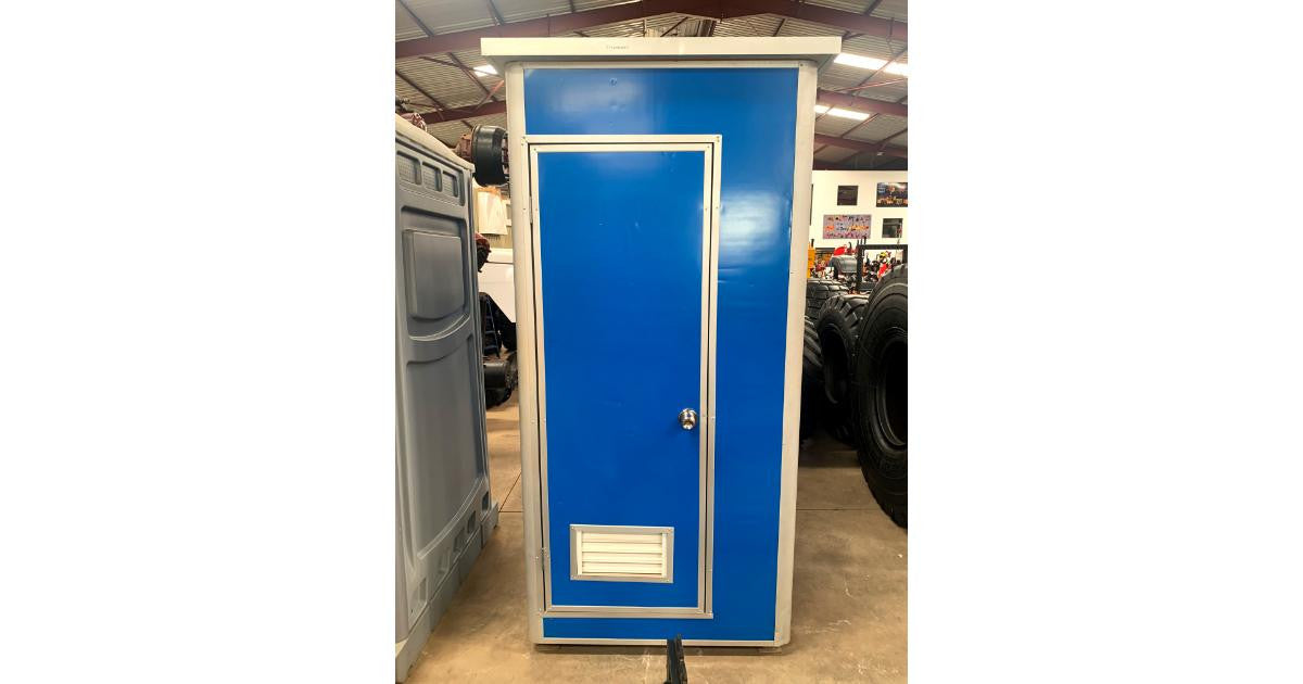 Single Toilet Cabin — Metal Shell, 100L Bucket — supplier gallery view 4; Single Toilet Room - Metal Shell