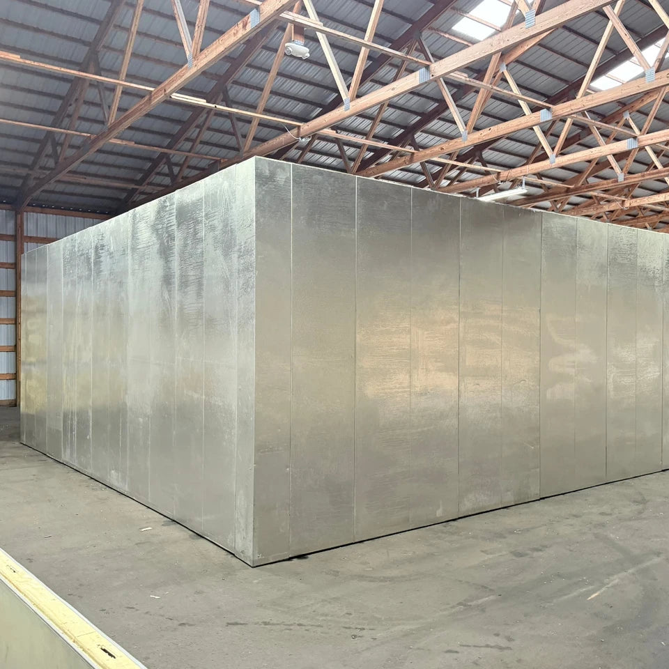 Nor-Lake 24ft 6in × 28ft Drive-In Cooler with New 5.5 HP Refrigeration – Used Room — supplier gallery view 2